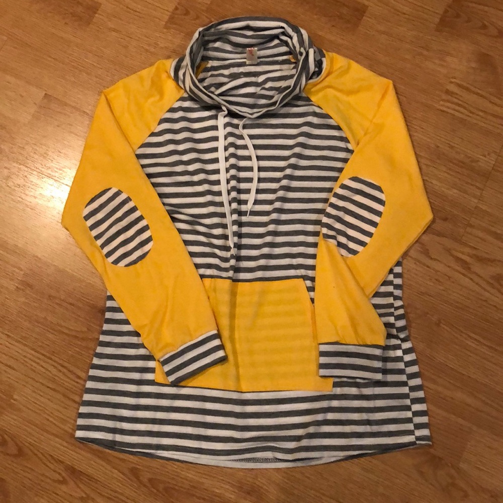 Cute cowl neck lightweight top